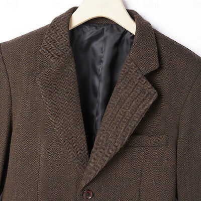 Herringbone Wool 3-Piece Suit